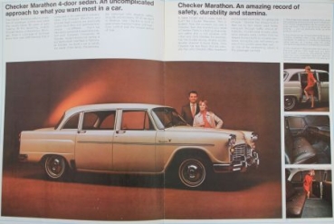 Checker Marathon Modelprogram 1969 Carbrochure (3415)